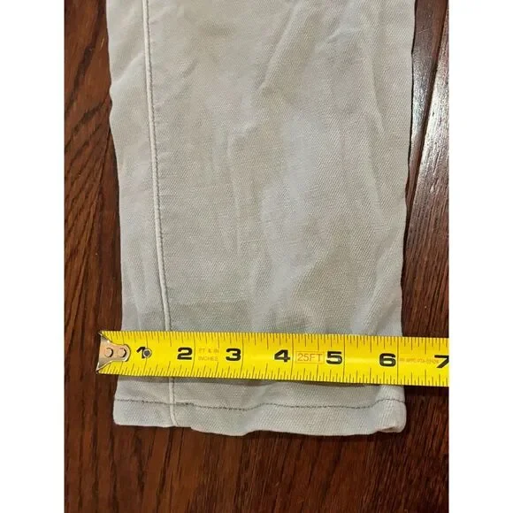 Faherty Stretch Terry 5-Pocket Pants Mens 30 x 28 Light Blue - Picture 5 of 6